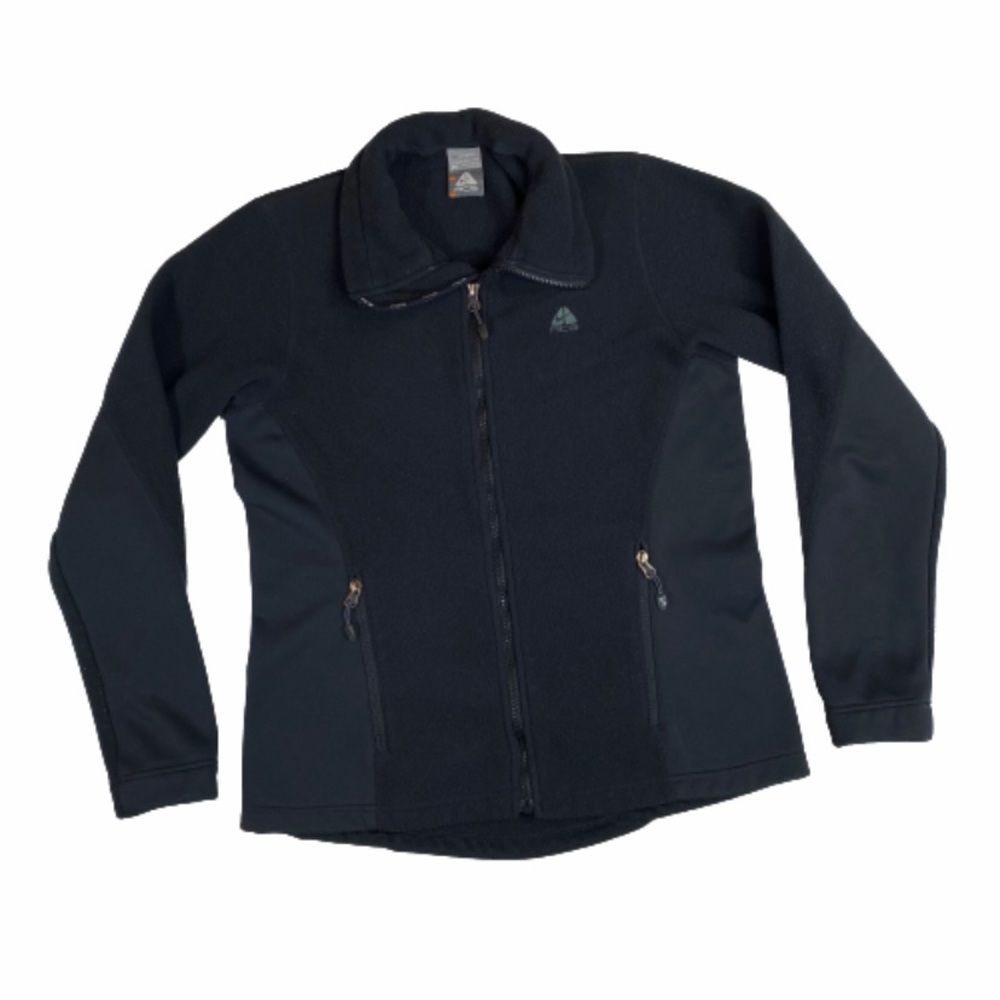 Vintage Nike ACG Fleece Full Zip Jacket Black 1999